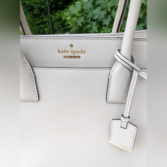 Kate Spade, Satchel/Crossbody Bag, Book Stripe Poly Twill Lining, & Duster Bag - Picture 16 of 16